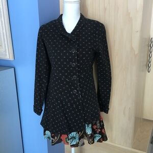 Neesh by D.A.R. Mixed Fabric Jacket - Size S